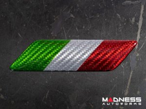FIAT 500 Badges - Carbon Fiber - Italian Theme